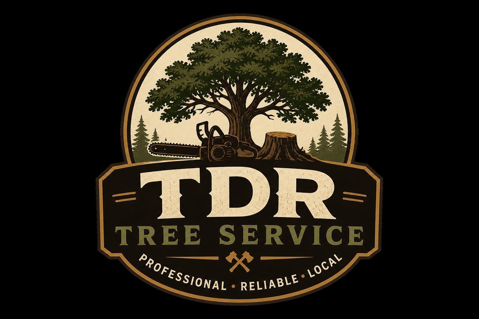 TDR Tree Service Logo
